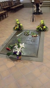 JS Bach Tomb, St Thomas Church, Leipzig